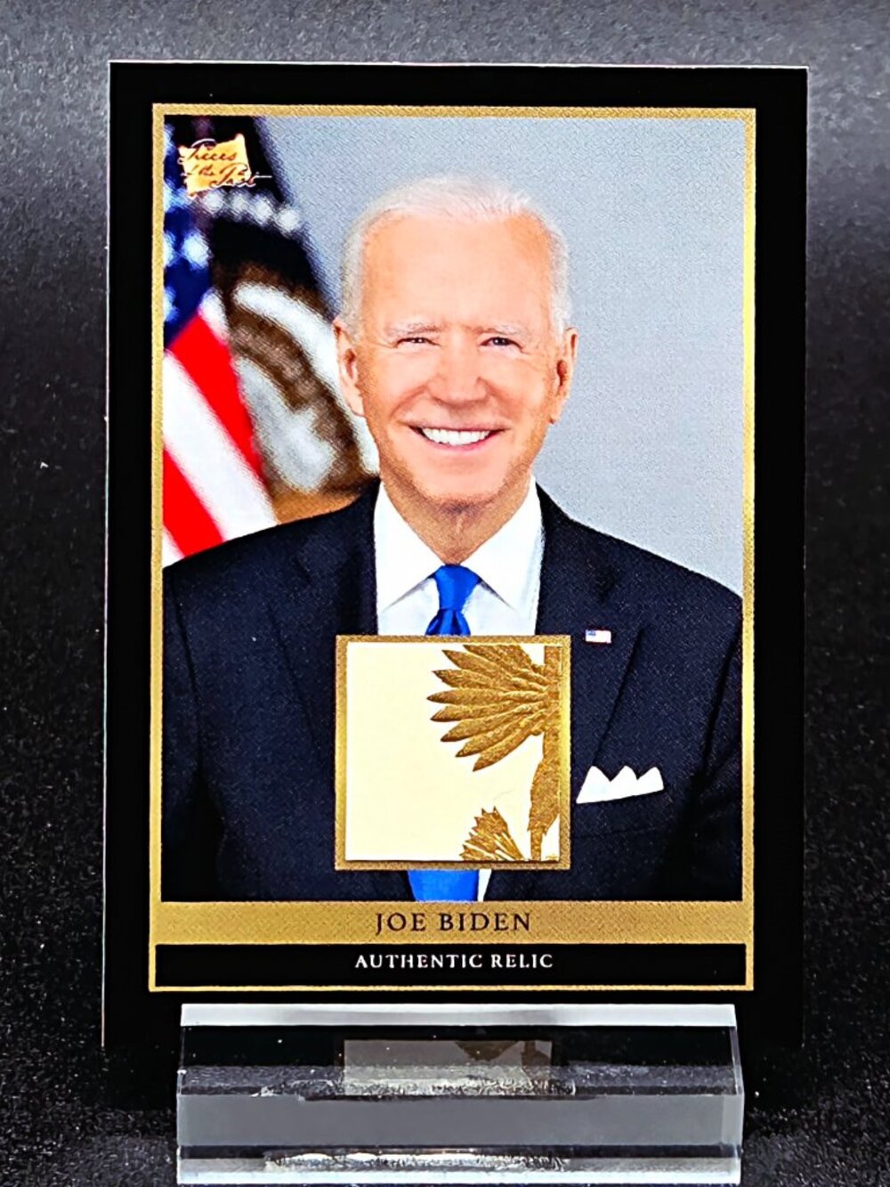 Authentic Joe Biden from the Desk of the President Relic Card Rare